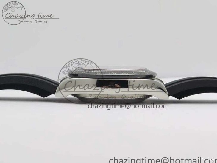 MiroTime 0316 SmartChoice Daytona 116519LN JH Best Edition Black Dial Crystal Markers On Rubber Strap A4130 (Free XS Rubber Strap) 3558